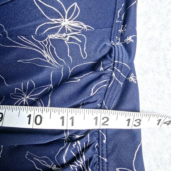 Niptuck Womens Twist Front Tummy Control Multi-fit Cup One Piece Swimsuit Size 8 - Picture 12 of 12